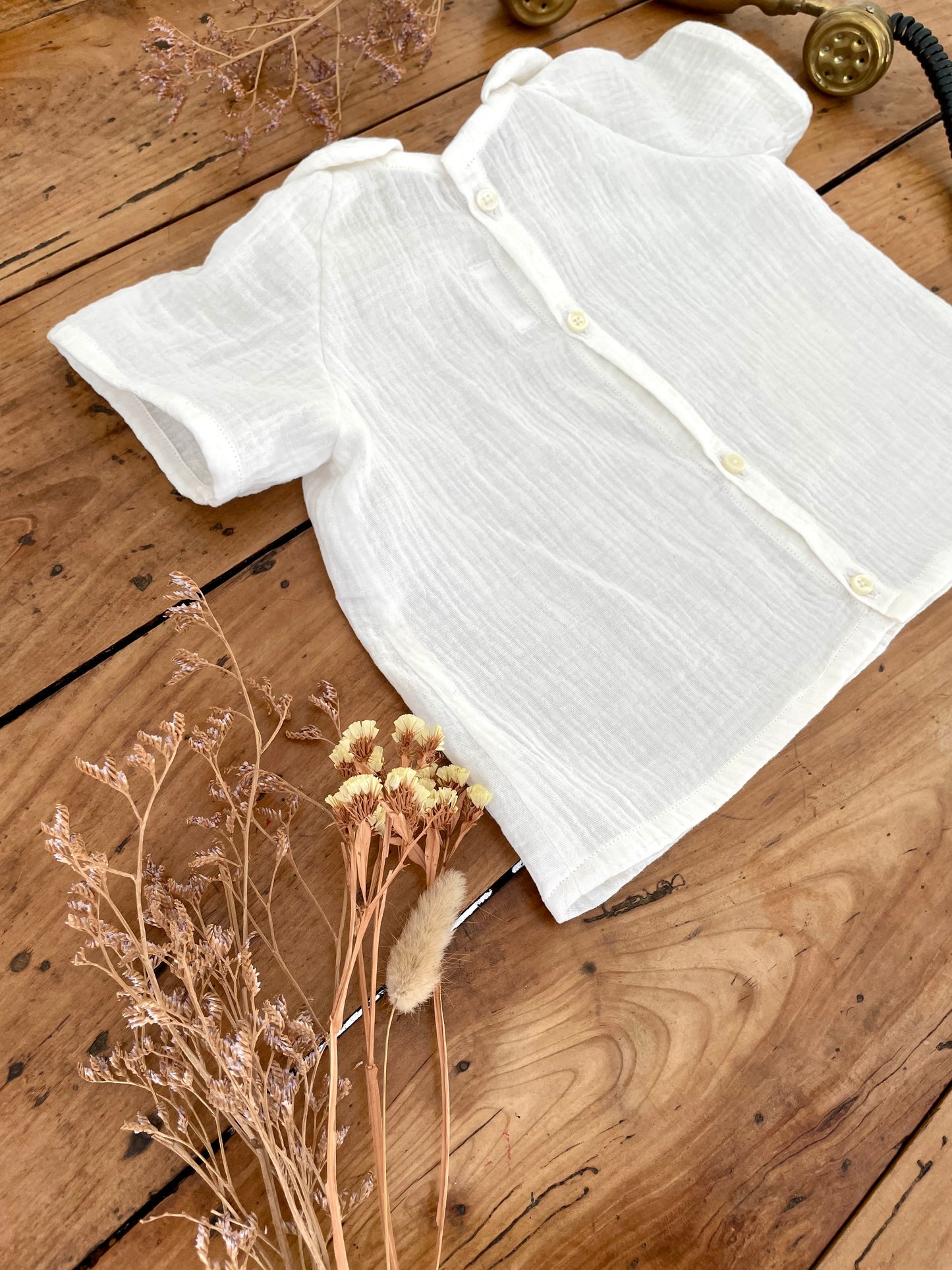 Blouse gaze de coton