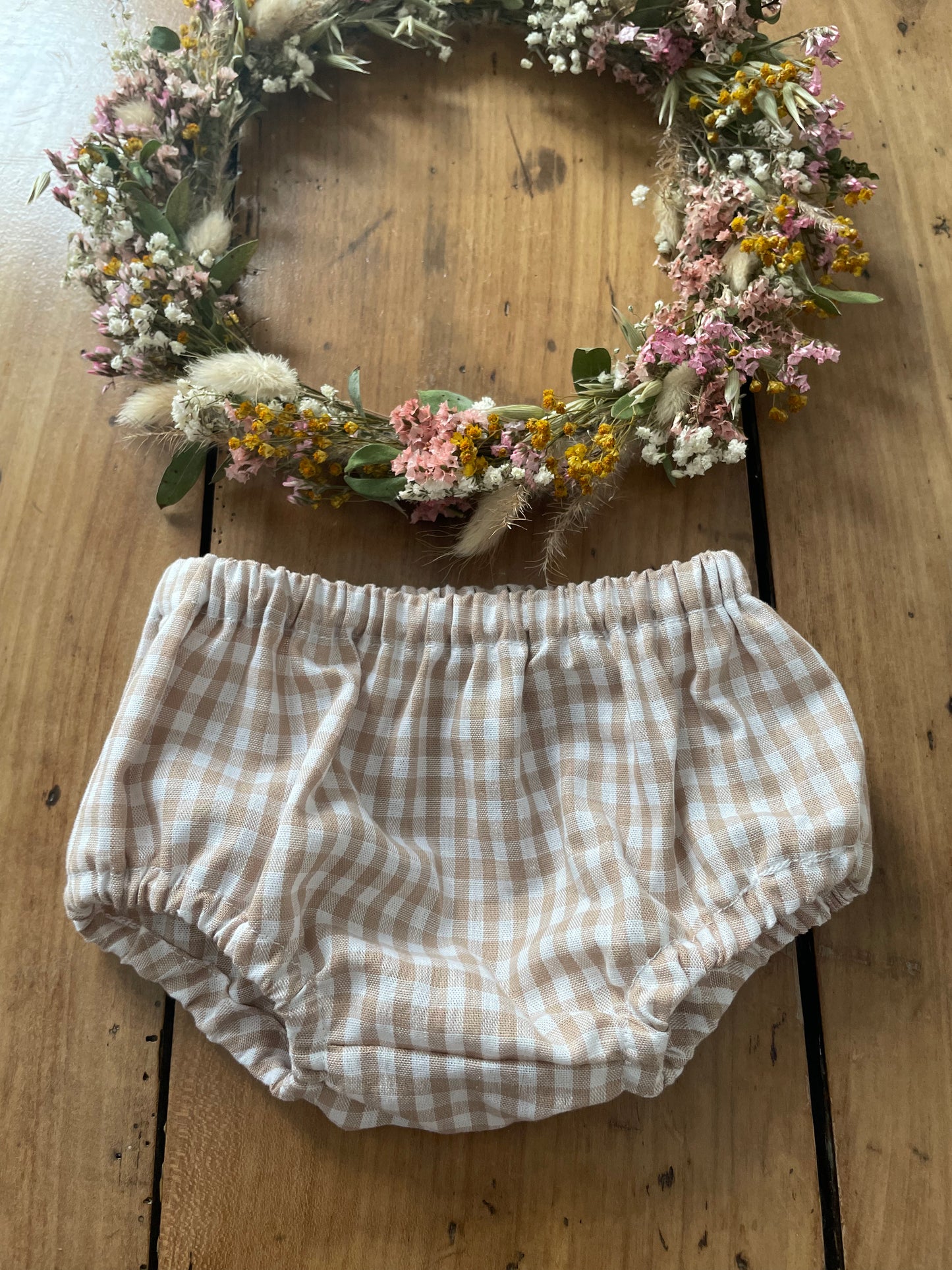 Bloomer vichy beige 3 mois